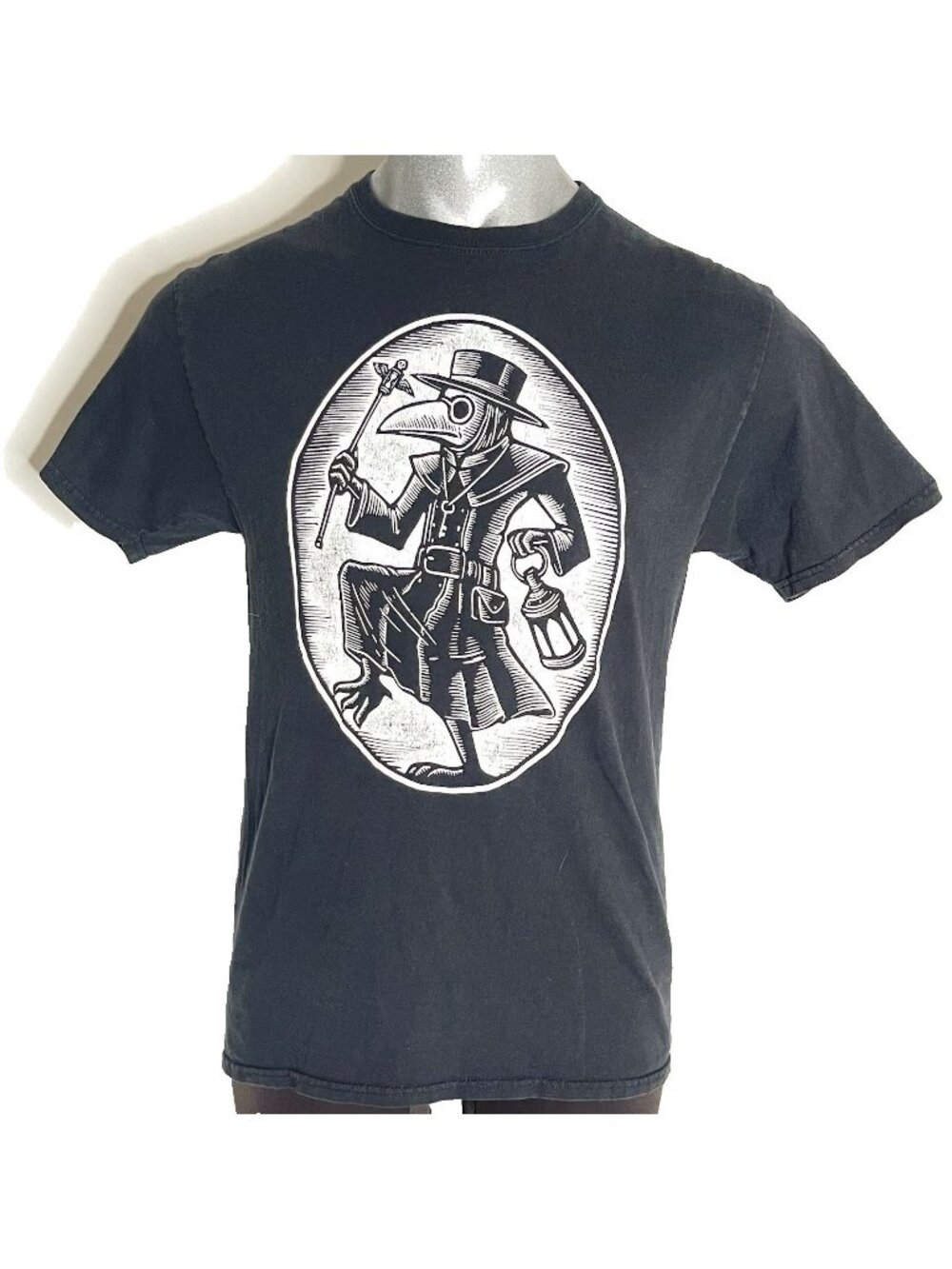 Black Matter Brian Reedy Plague Doctor Graphic T Shirt Black Apprx M Goth Horror